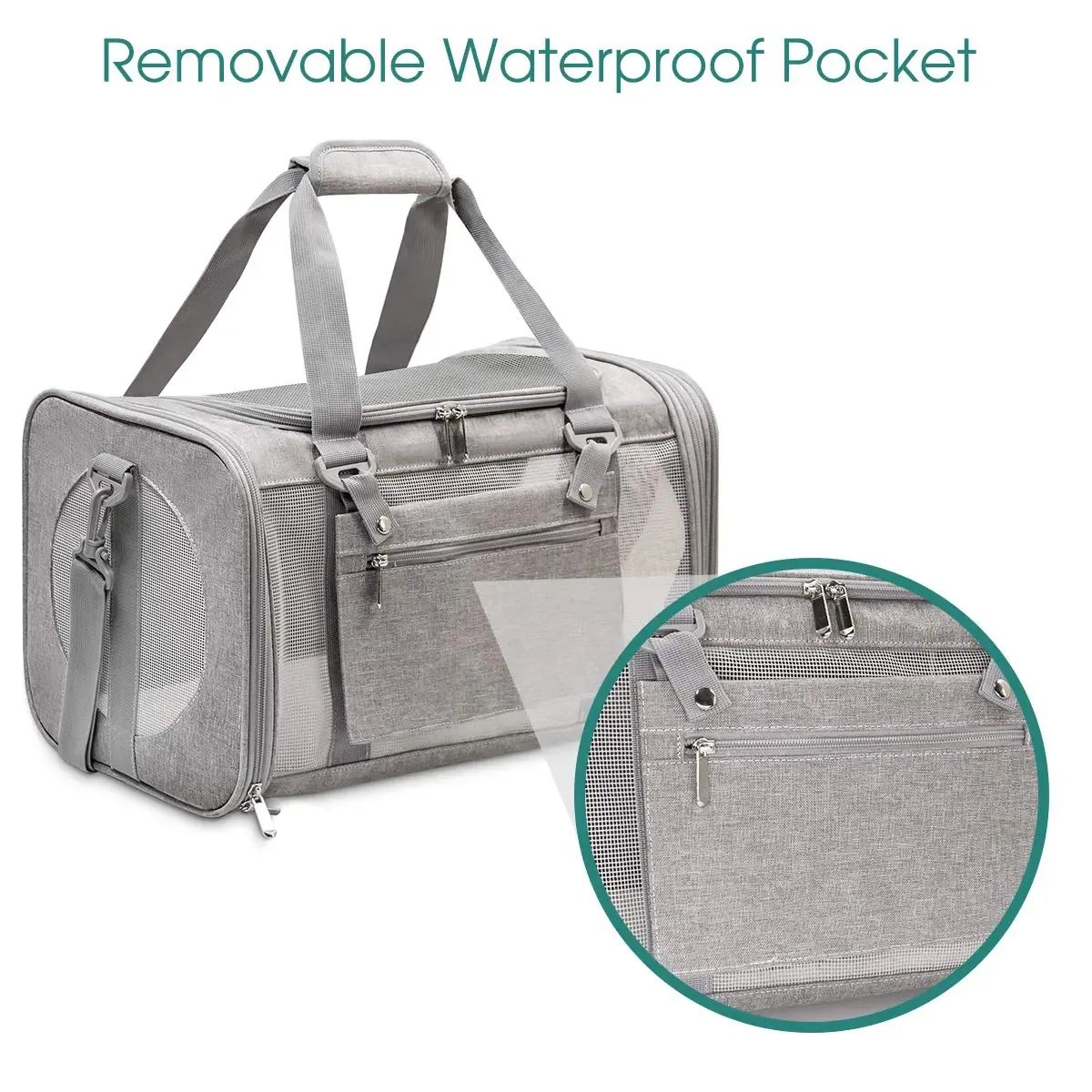 Pet Gym Bag: Fitness Style Specs for Wholesale Buyer - detail view supplied by QUANZHOU JUNYUAN BAGS