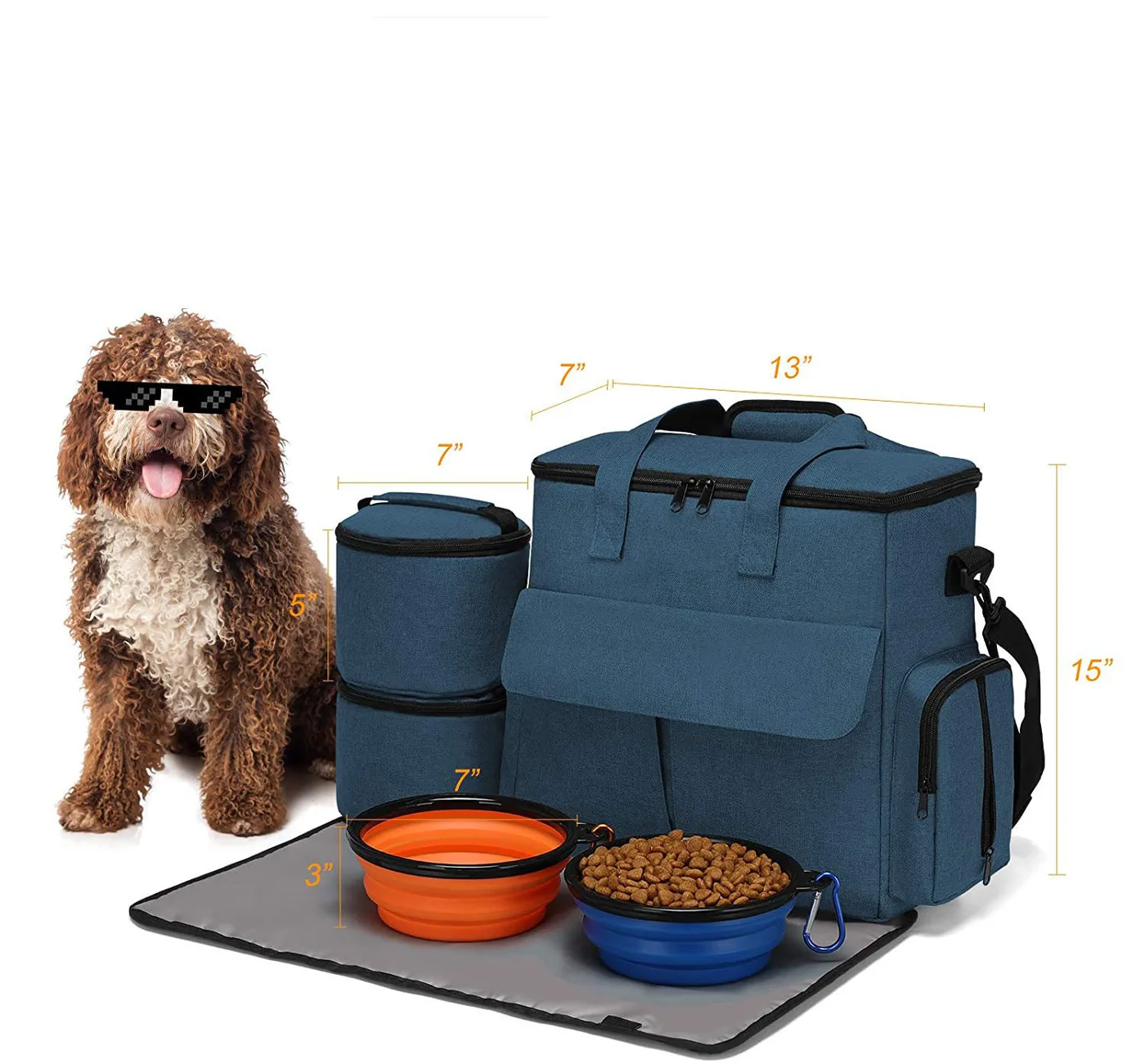 Pet 3-in-1 Bag: Triple Function Sourcing Guide - detail view supplied by QUANZHOU JUNYUAN BAGS