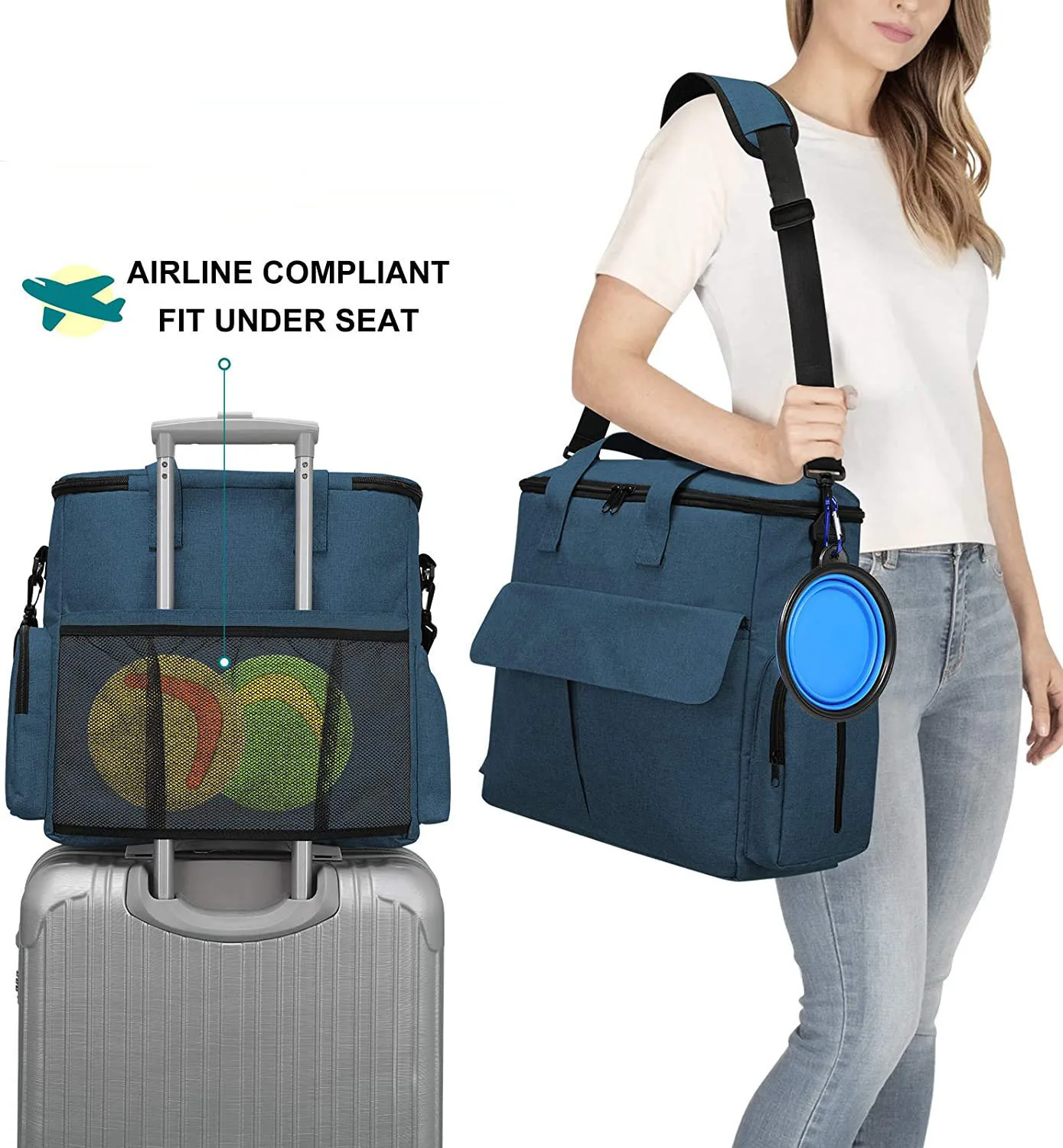 Pet Wheeled Bag: Wheels Included Buyer Guide - detail view supplied by QUANZHOU JUNYUAN BAGS