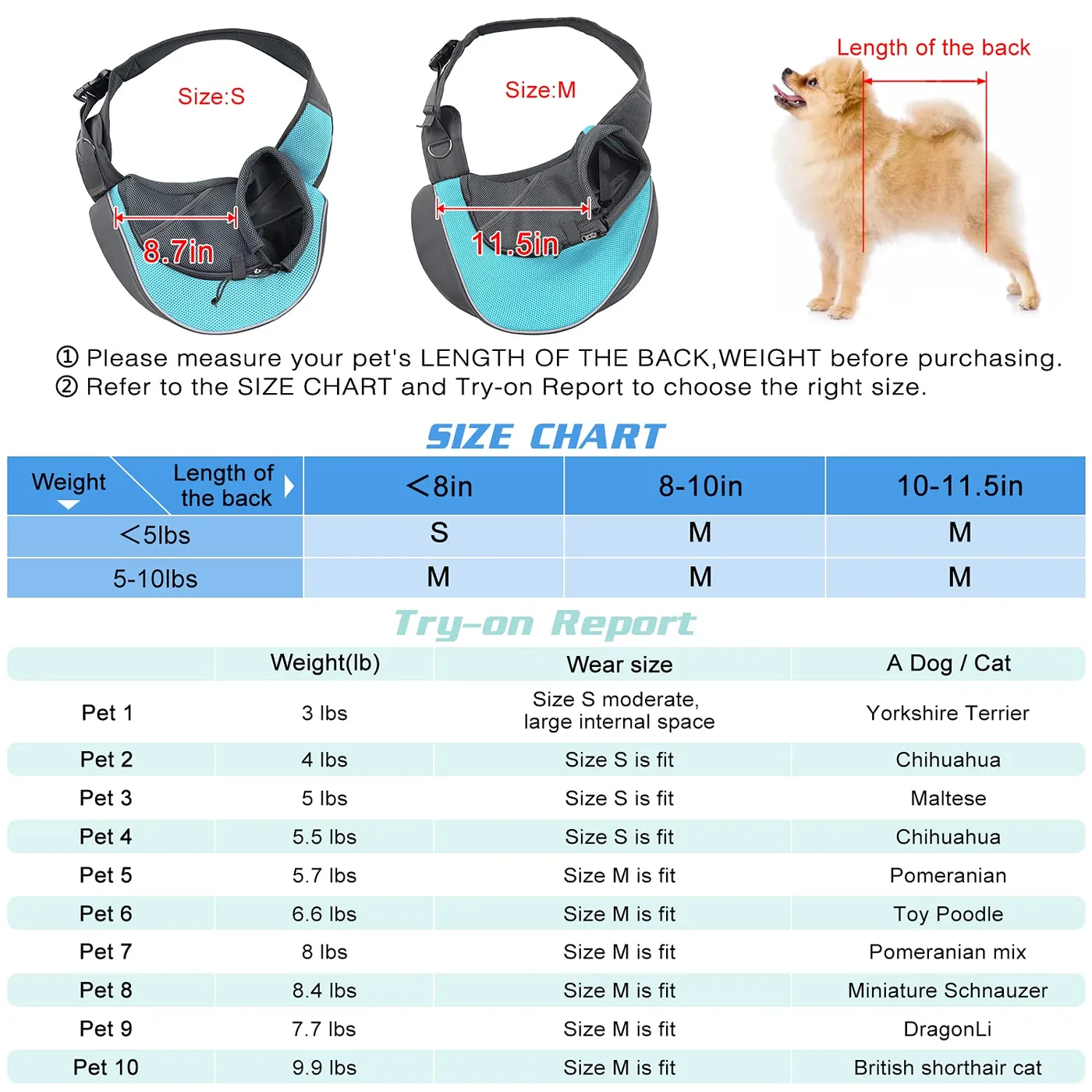 Pet Sling Bag: Close to Pet - detail view supplied by QUANZHOU JUNYUAN BAGS